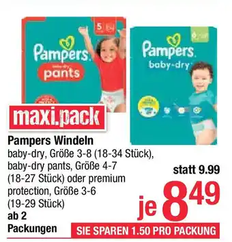Maximarkt Pampers Windeln Angebot