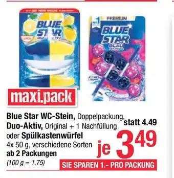 Maximarkt Blue Star WC-Stein Angebot