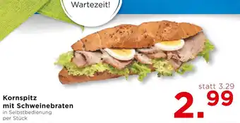 Unimarkt Kornspitz mit Schweinebraten Angebot