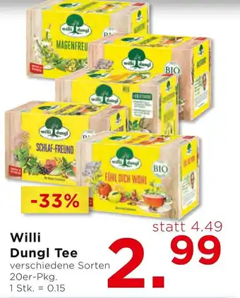 Unimarkt Willi Dungl Tee Angebot