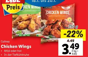 Lidl Culinea Chicken Wings Angebot