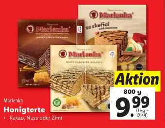 Lidl Marlenka Honigtorte 800g Angebot
