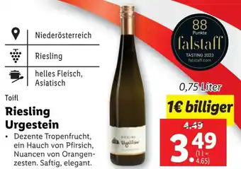 Lidl Riesling Urgestein 0.75L Angebot