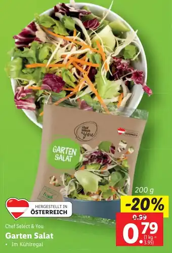 Lidl Garten Salat 200g Angebot