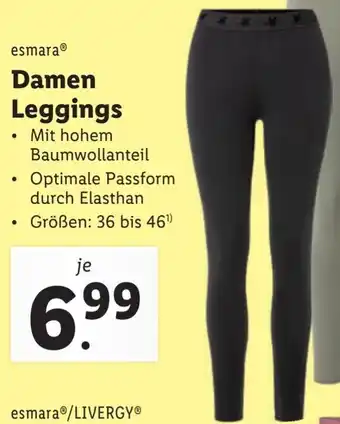 Lidl esmara Damen Leggings Angebot