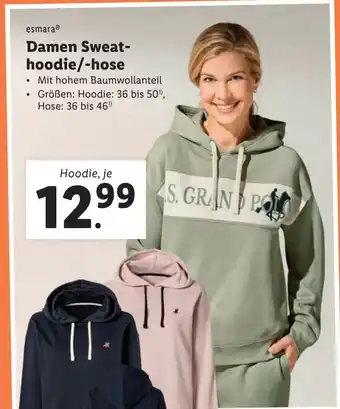 Lidl esmara Damen Sweat hoodie Angebot