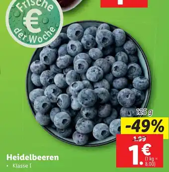 Lidl Heidelbeeren Angebot