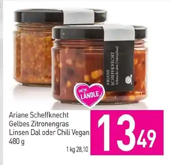 Sutterlüty Ariane Scheffknecht Gelbes Zitronengras Linsen Dal oder Chili Vegan 480g Angebot