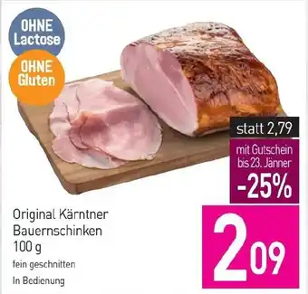 Sutterlüty Original Kärntner Bauernschinken 100g Angebot