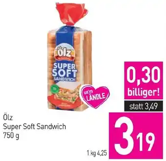 Sutterlüty Ölz Super Soft Sandwich 750 g Angebot