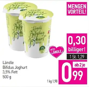 Sutterlüty Ländle Bifidus Joghurt 3,5% Fett 500g Angebot