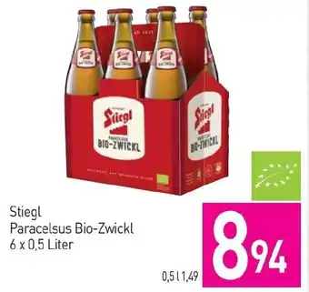 Sutterlüty Stiegl Paracelsus Bio-Zwickl 6 x 0.5 Liter Angebot