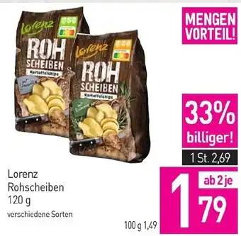 Sutterlüty Lorenz Rohscheiben 120g Angebot