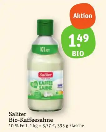 Basic Saliter Bio-Kaffeesahne Angebot