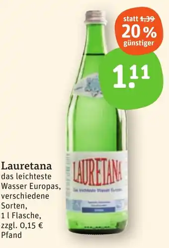 Basic Lauretana Angebot
