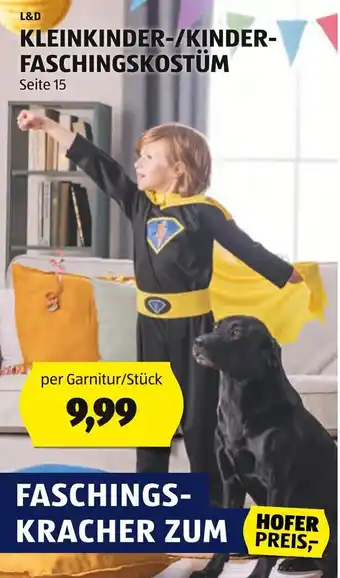 Hofer KLEINKINDER-/KINDER-FASCHINGSKOSTÜM Angebot