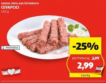 Hofer CEVAPCICI 450g Angebot