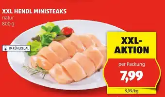 Hofer XXL HENDL MINISTEAKS 800g Angebot