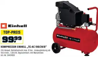 OBI KOMPRESSOR EINHELL ,,TC-AC 190/24/8 Angebot