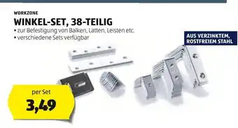 Hofer WORKZONE WINKEL-SET, 38-TEILIG Angebot