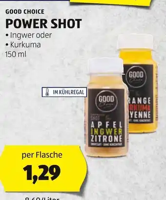 Hofer GOOD CHOICE POWER SHOT 150ml Angebot