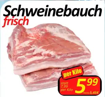 Wurstico Schweinebauch frisch per kilo Angebot