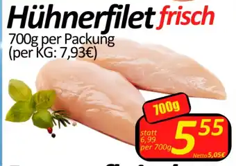 Wurstico Hühnerfilet frisch 700g Angebot