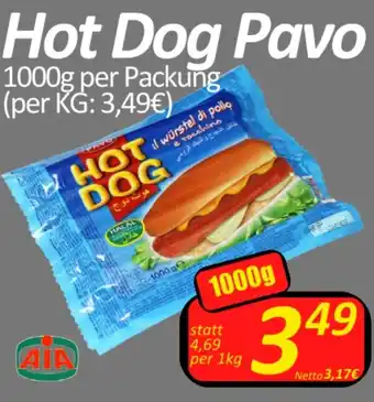 Wurstico Hot Dog Pavo 1000g Angebot