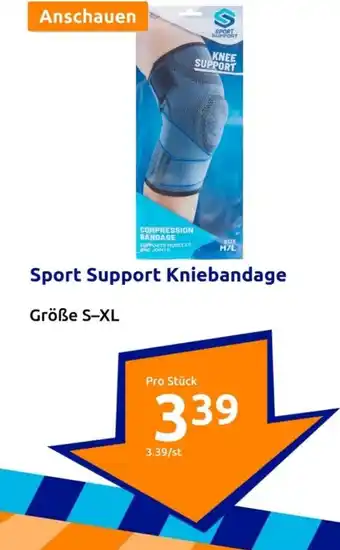 Action Sport Support Kniebandage Angebot