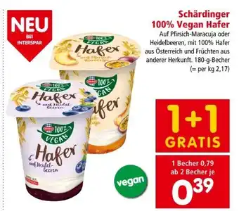 Interspar Vegan hafer Angebot
