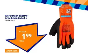 Action Werckmann Thermo- THERMO WORKING GLOVES Angebot