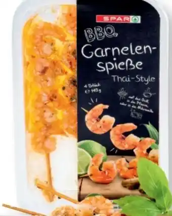 SPAR Gourmet Bbq garnelenspieße Angebot