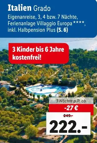 Lidl Reisen Italien Grado Angebot