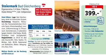 Lidl Reisen Steiermark Bad Gleichenberg Angebot