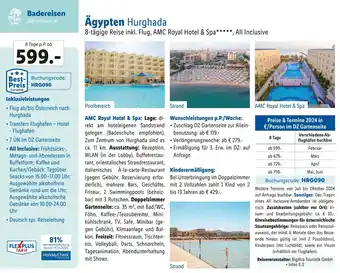 Lidl Reisen Ägypten Hurghada 8-tägige Reise inkl. Flug Angebot
