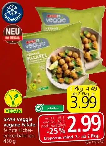 Strasser Markt SPAR Veggie vegane Falafel 450g Angebot
