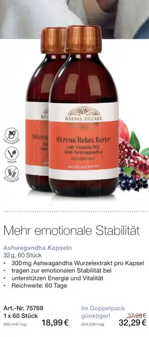 Bärbel Drexel Ashwagandha Kapseln Angebot