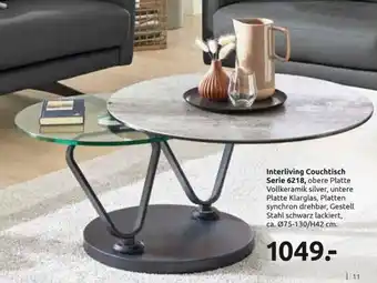Möbel Ludwig Interliving Couchtisch Serie 6218 Angebot