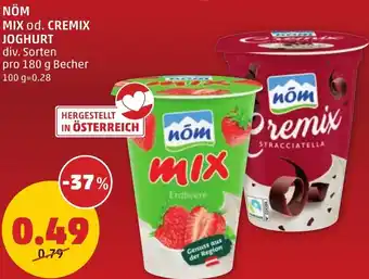 PENNY NÖM MIX od. CREMIX JOGHURT Angebot