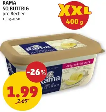 PENNY RAMA SO BUTTRIG 100g Angebot