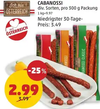 PENNY CABANOSSI Angebot