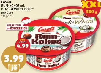 PENNY CASALI RUM-KOKOS od. BLACK & WHITE DOSE Angebot