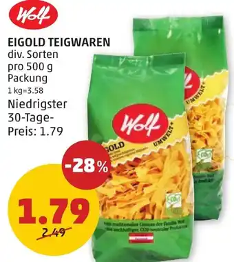 PENNY EIGOLD TEIGWAREN Angebot