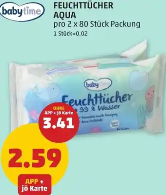 PENNY FEUCHTTÜCHER AQUA Angebot