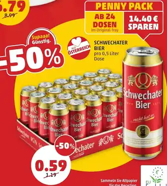 PENNY SCHWECHATER Bier Angebot