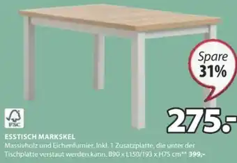JYSK ESSTISCH MARKSKEL Angebot
