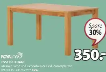 JYSK ESSTISCH HAGE Angebot