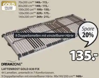 JYSK LATTENROST GOLD A30 FIX Angebot