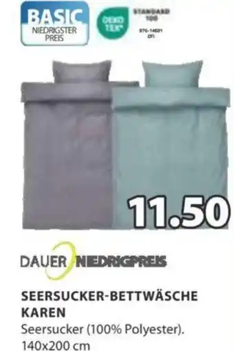 JYSK SEERSUCKER-BETTWÄSCHE KAREN Angebot