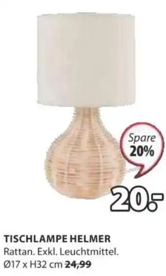 JYSK TISCHLAMPE HELMER Angebot